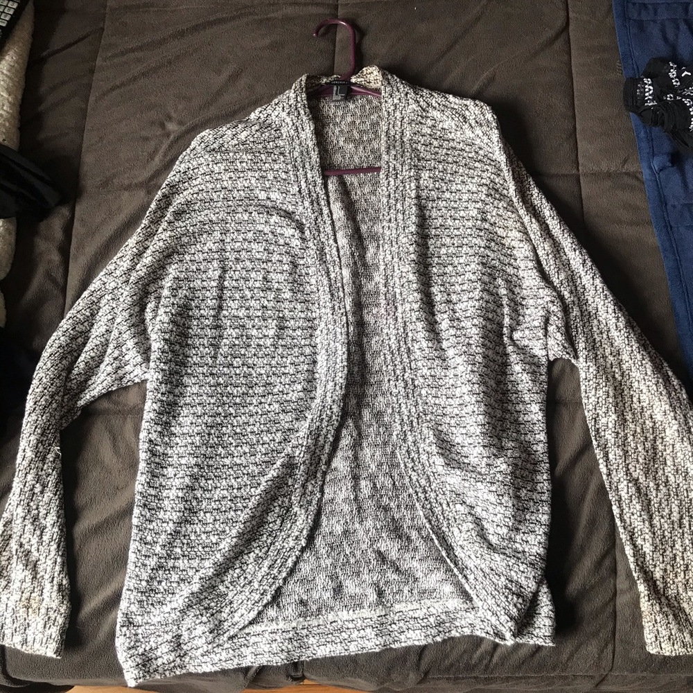 Black & white cardigan